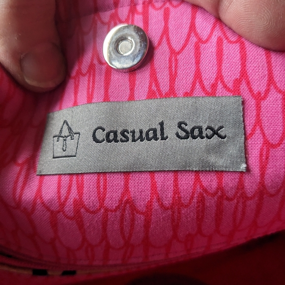 Super cute 'Casual Sax' eyeglasses tote - Picture 3 of 11